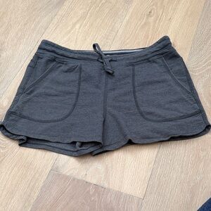 Patagonia Women's Charcoal Athletic Shorts - size Small